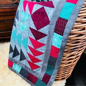 28”x32” New Handmade Mini Quilt.